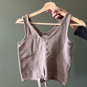 Madewell Tan Crop Top